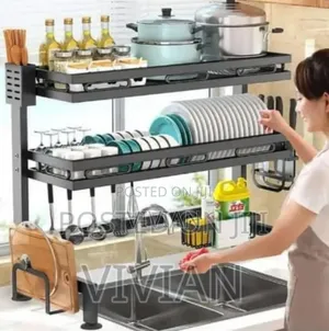 Double Layers Dish Rack