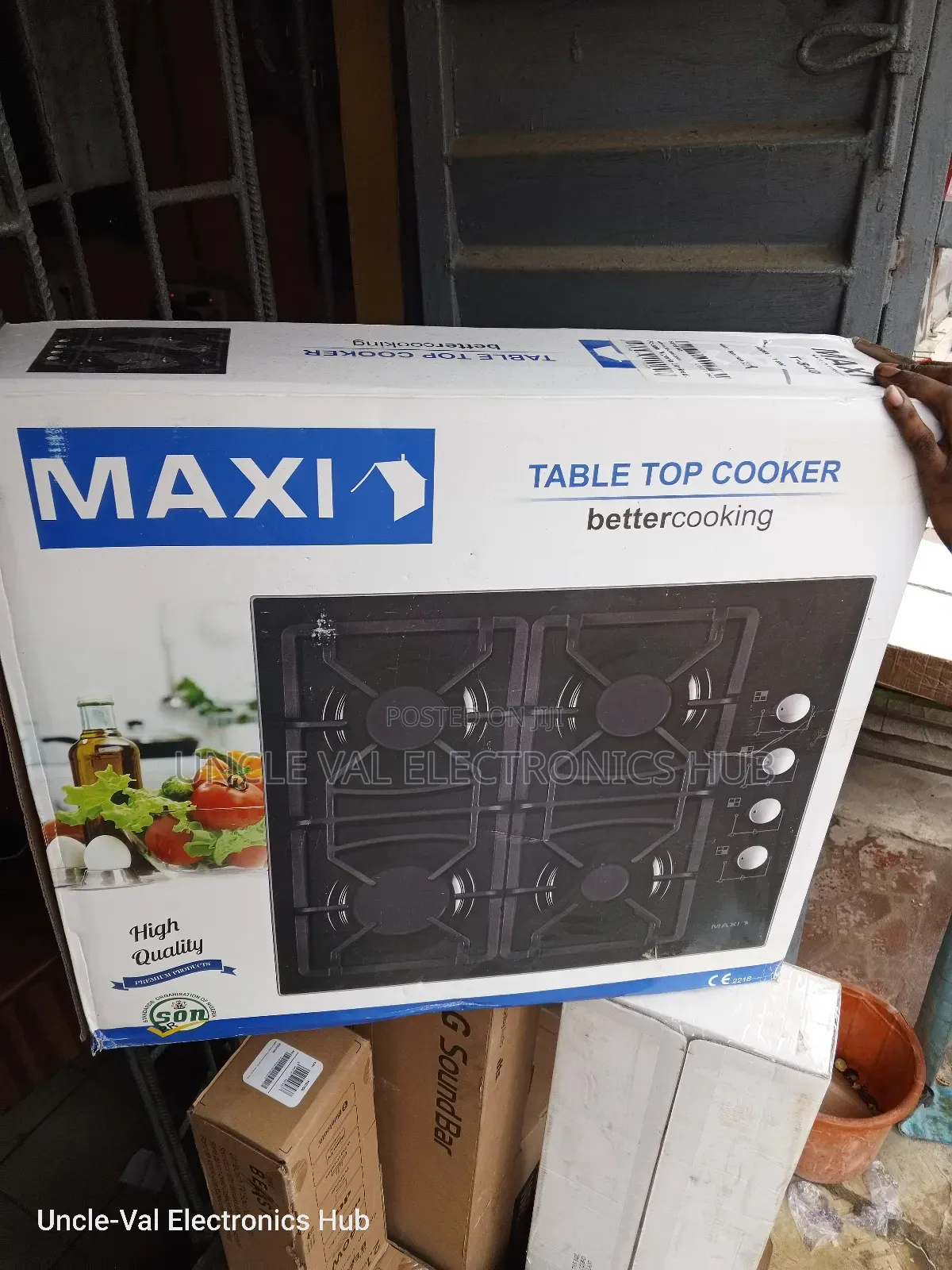 Maxi 4-burner Table Gas Cooker