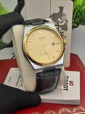 Tissot Powermatic Leather Wristwatch