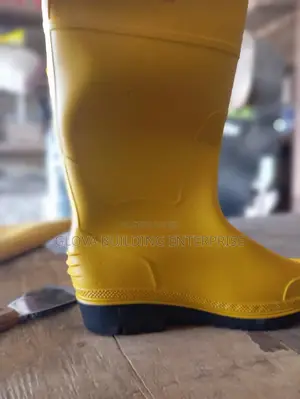 Yellow Safety Rain Boots