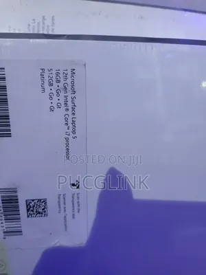 New Laptop Microsoft Surface Laptop 5 16GB Intel Core I7 SSD 512GB
