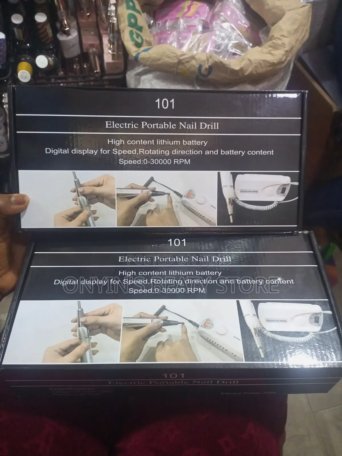 Rechargeable Nail Drilling Machine