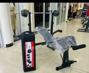 Exercise Bench With 50kg Dumbbell