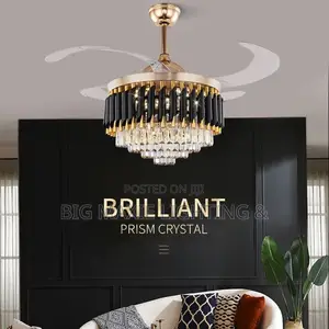 Luxury Crystal Fan Chandelier