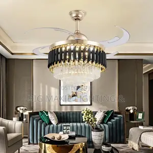 Luxury Crystal Fan Chandelier