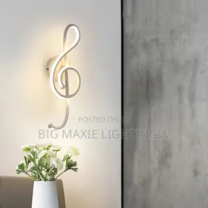 Music Shape LED Wall Lamps Nordic Style
