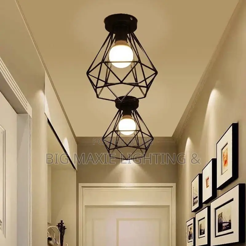 Indoor Retro E27 Ceiling Lamps for Corridor