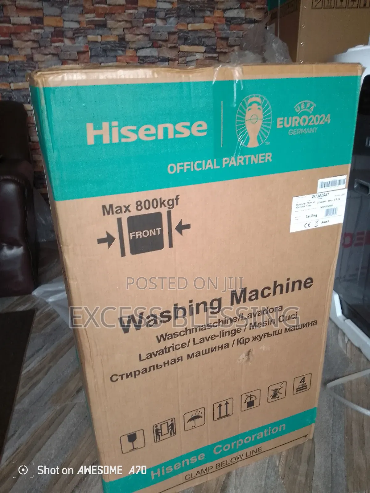 Automatic Hisense Top-Load 8kg Washing Machine _Wtja802t