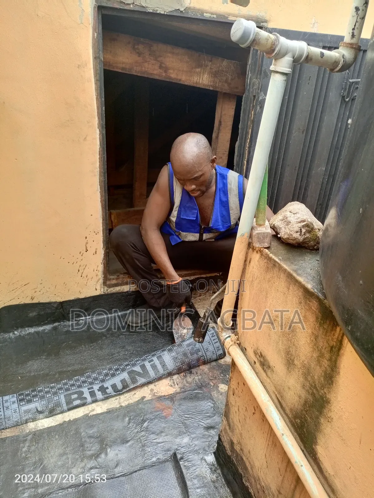 Effloresce Waterproofing Felt