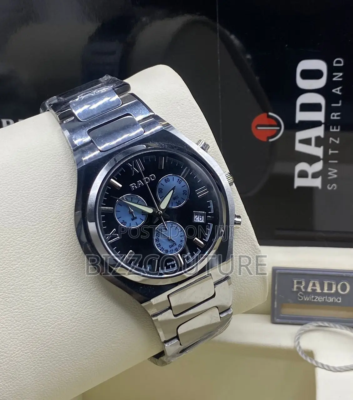 Original RADO Chronograph Silver Chain Watch Is Available