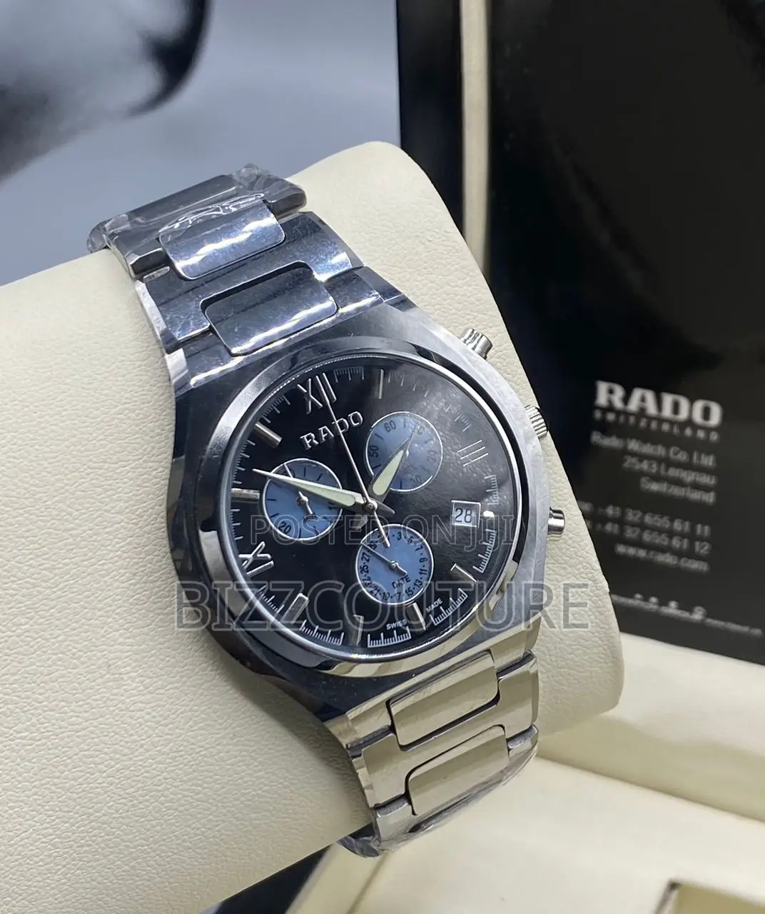 Original RADO Chronograph Silver Chain Watch Is Available