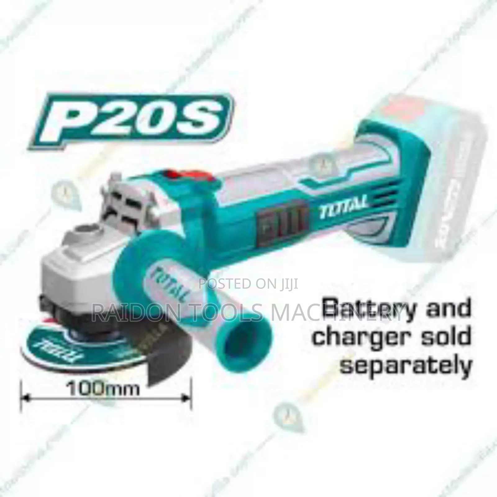 Cordless Grinder, 20V Total