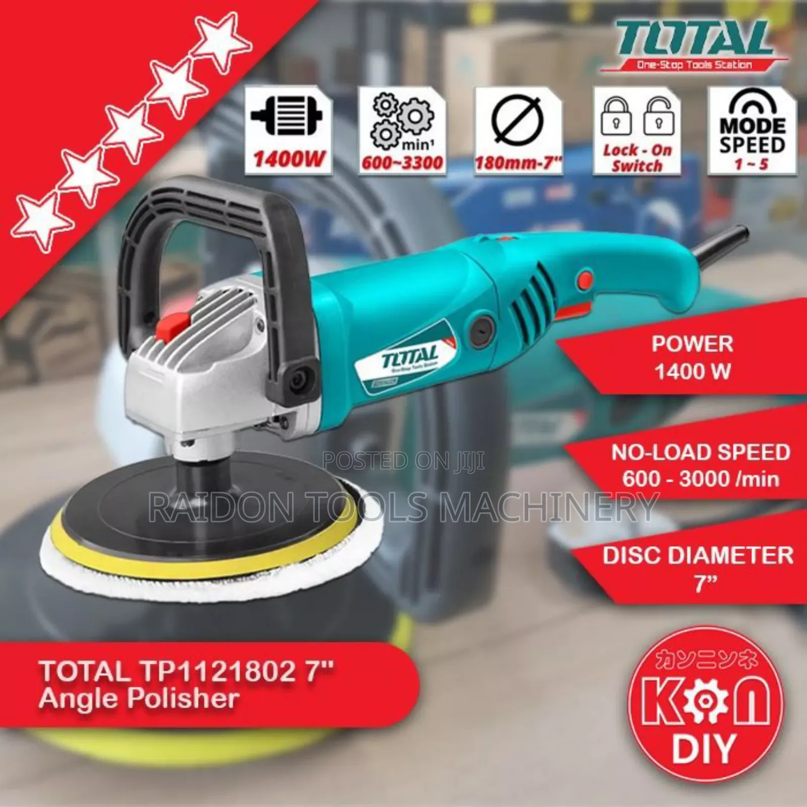 Polisher Machine 1400w Total