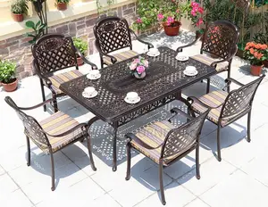 New Modern Outdoor 6 Seaters Dinning Set