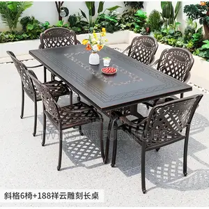 New Modern Outdoor 6 Seaters Dinning Set