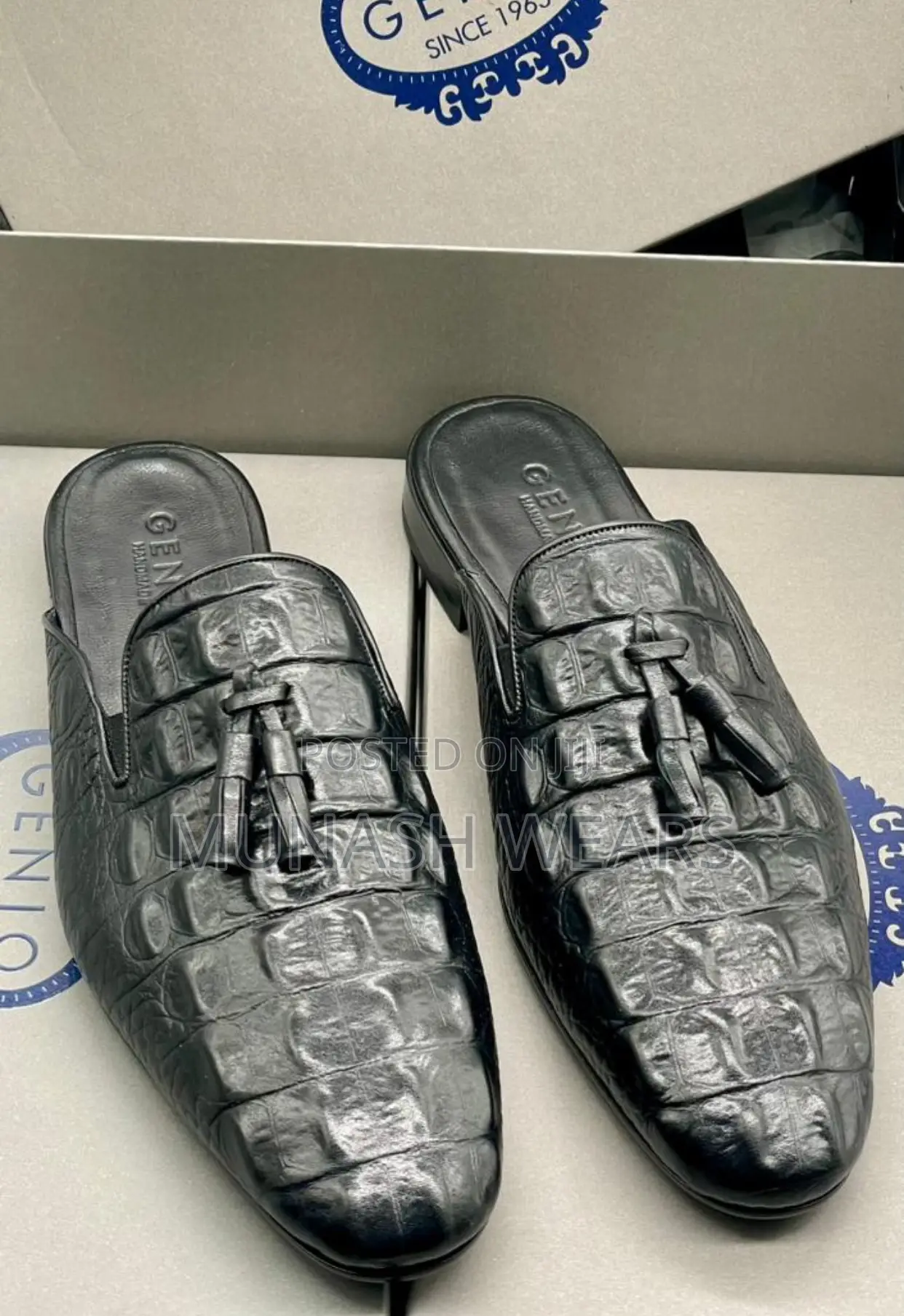 Italian Genio Luxury Leather Half Shoe