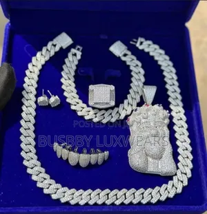 12mm Cuban Link Chain And Accessories