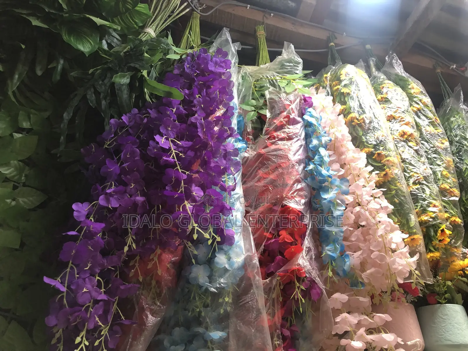 Artificial Dropping Flowers - 12pcs