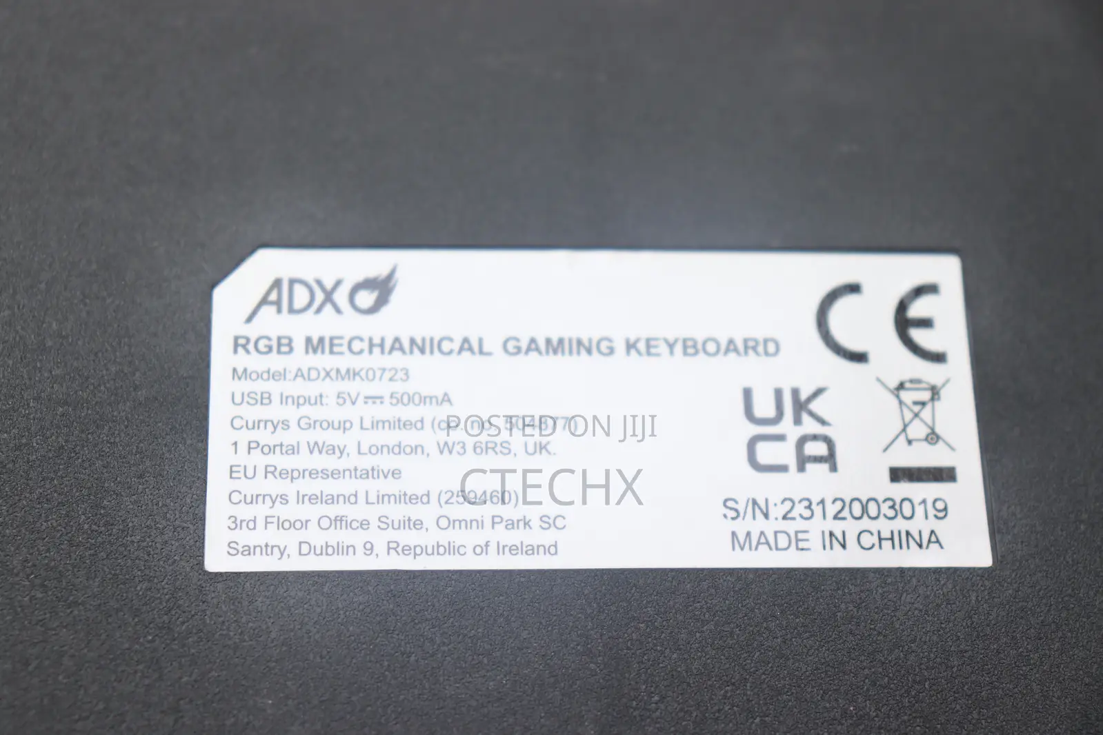 Firefight Core Gaming Keyboards, Black