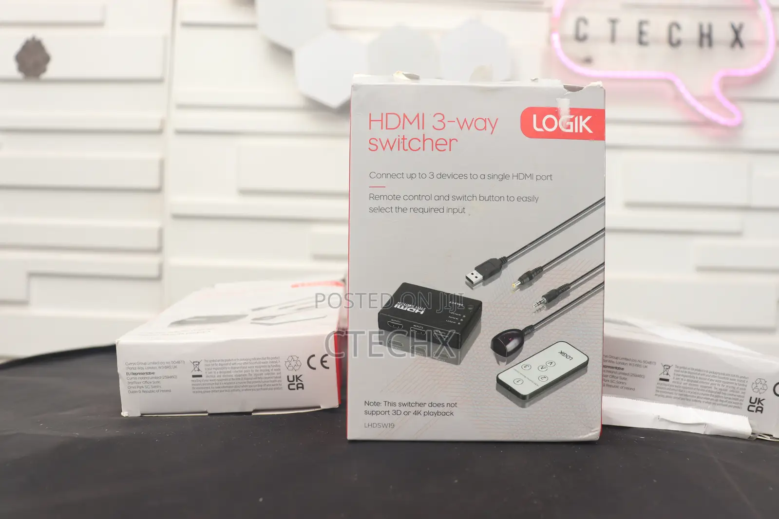 3 Way Hdmi Switch Switcher Plus Remote