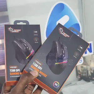 Porodo Gaming 8D RGB Wired Mouse DPI 7200
