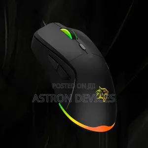 Porodo Gaming Wired Mouse DPI 7200 With RGB Light