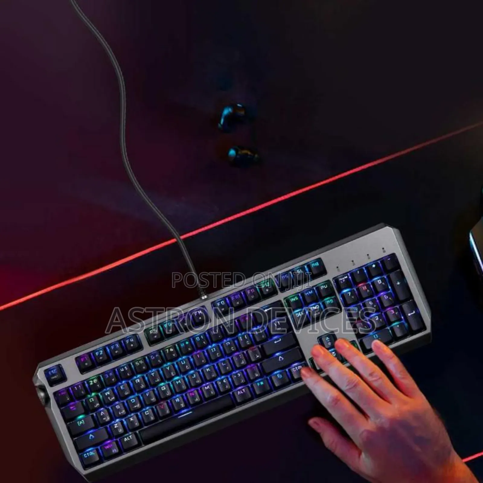 Porodo Gaming Wired Full Keyboard With Gateron Switch