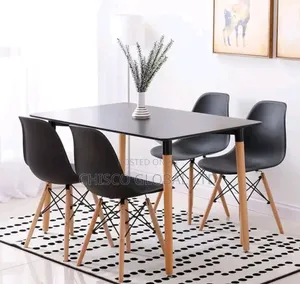 Wooden Table With Chairs (4ft)