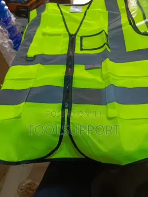 Lemon Reflective Jacket With Pocket