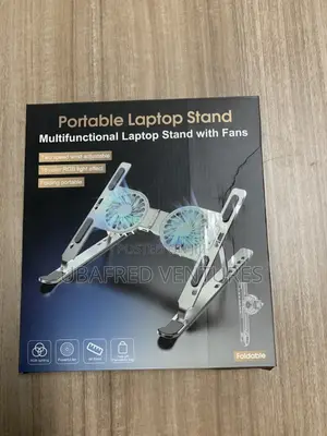 Portable Laptop Stand With Coolingfan Tablet Bracket Folding