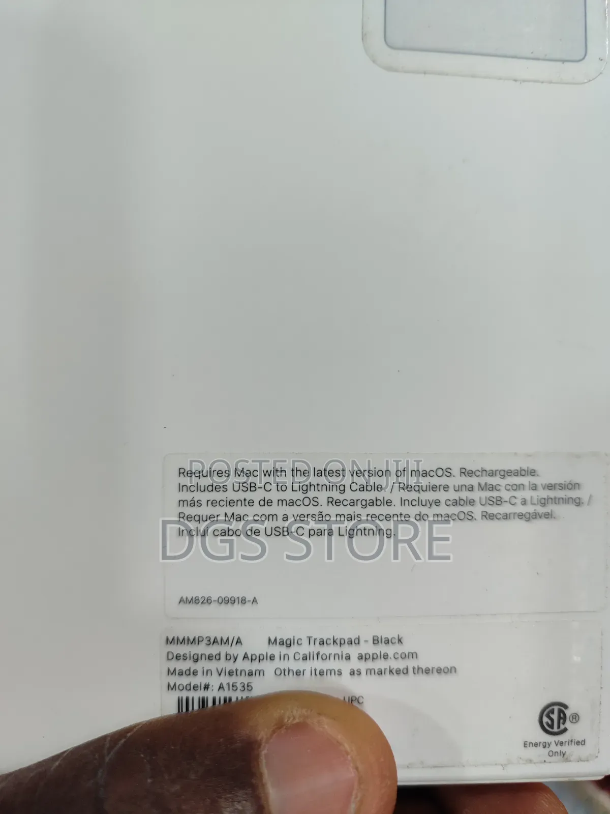 Apple Magic Trackpad 2 Model A1535, MMMP3AM/A