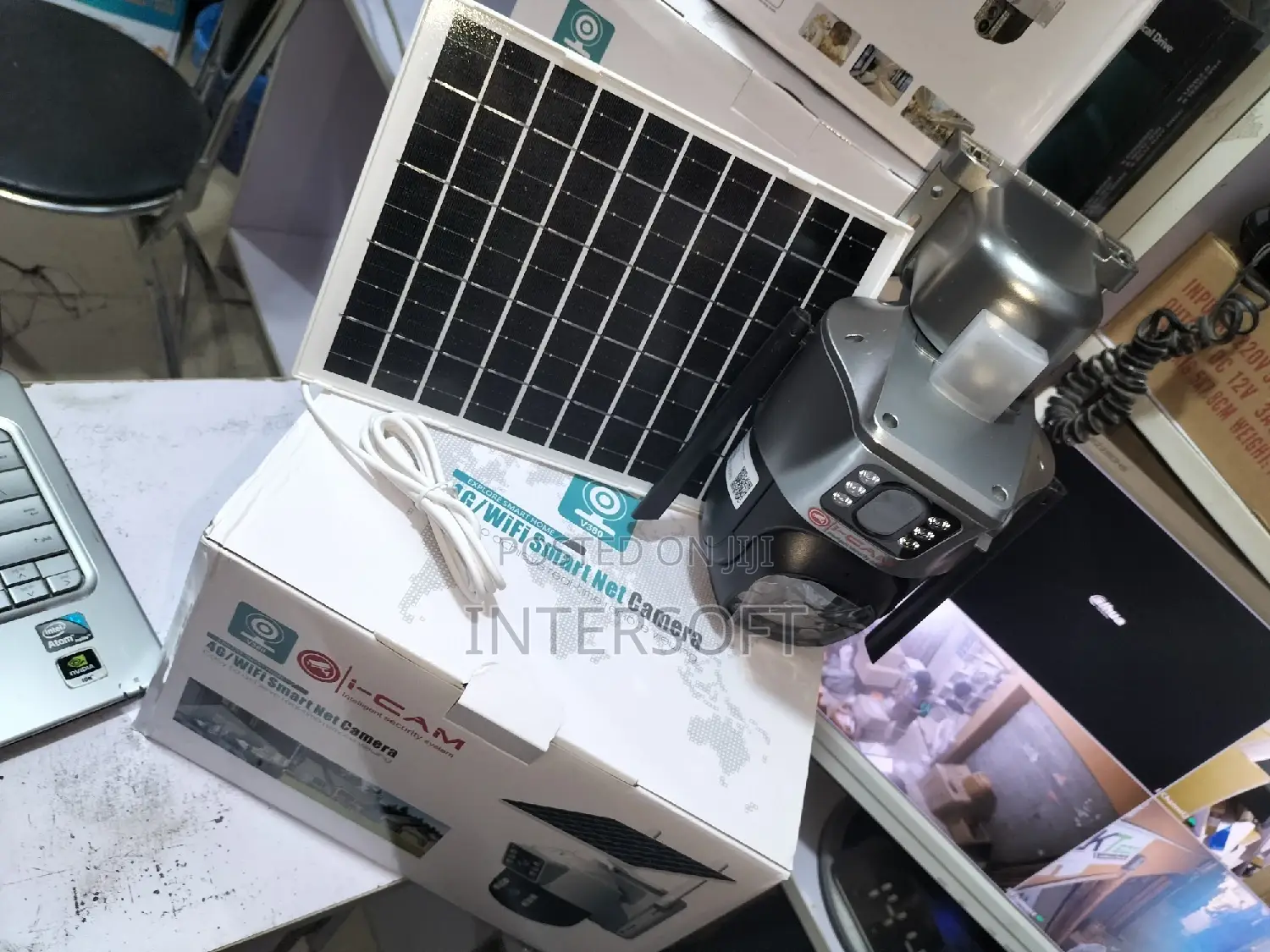 Solar PTZ Double Lens 360 Camera Outdoor -4g