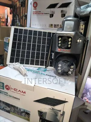 Solar PTZ Double Lens 360 Camera Outdoor -4g
