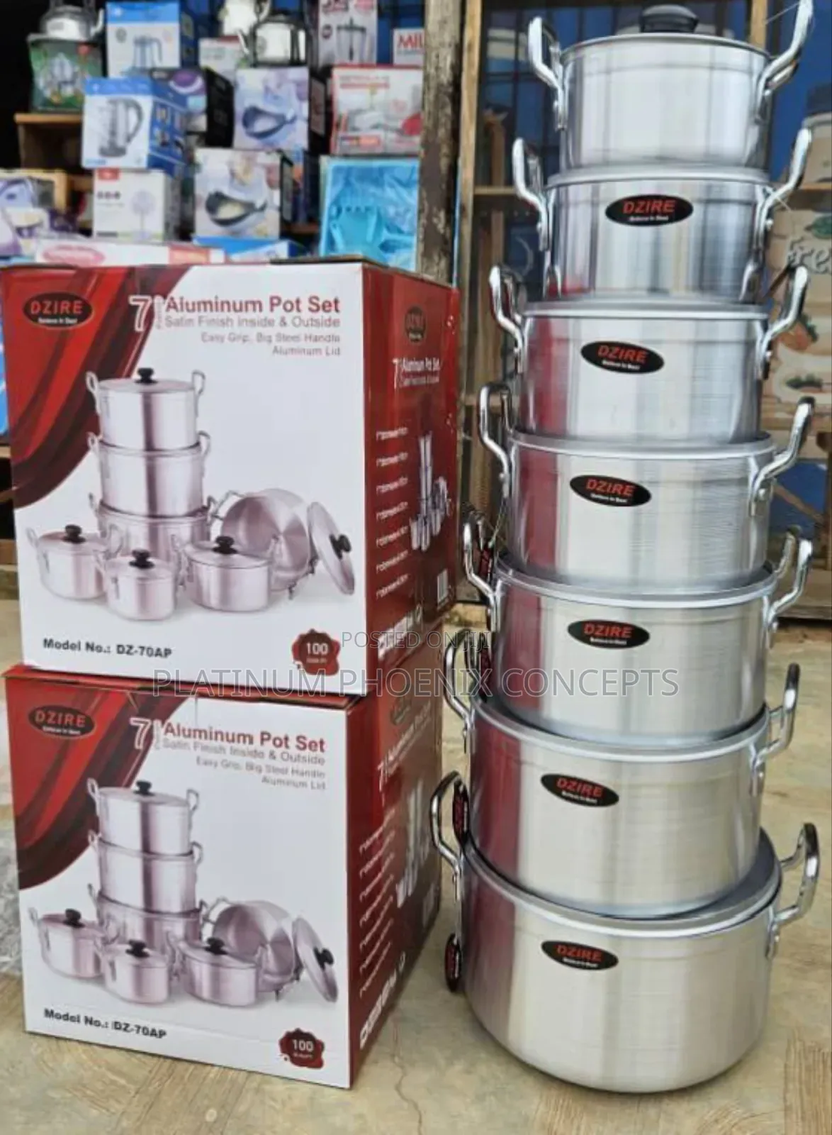 7set of Aluminum Dzire Pot