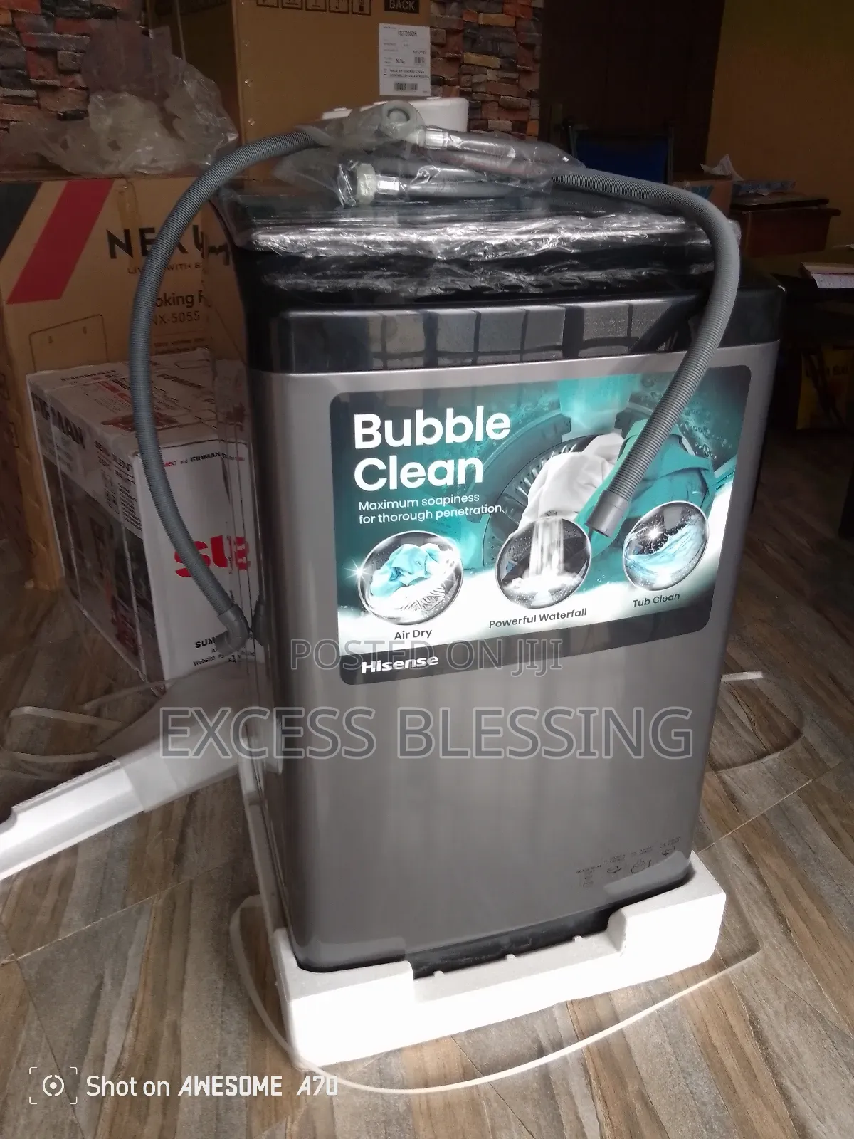 Original 8kg Hisense Auto Washing Machine-Wtja802t