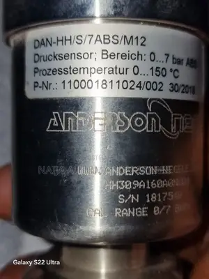 Anderson-negele DAN-HH / S / 7ABS / M12 | Pressure Sensor