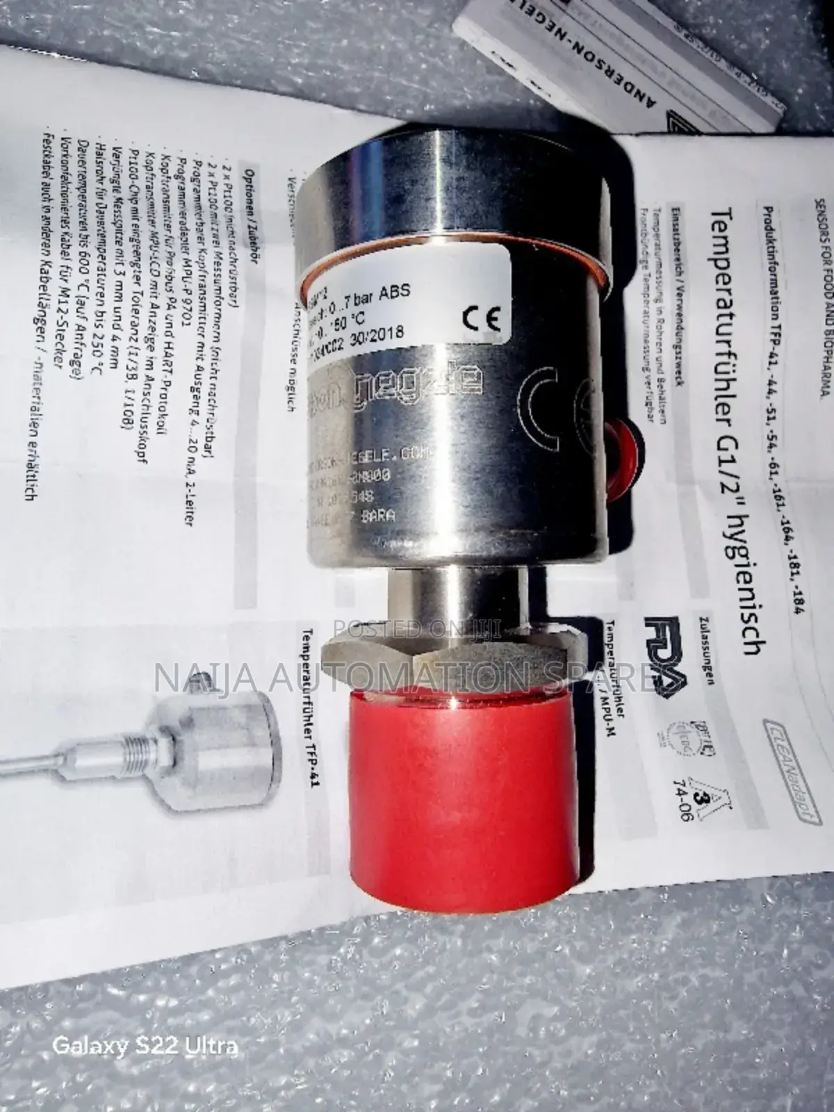 Anderson-negele DAN-HH / S / 7ABS / M12 | Pressure Sensor