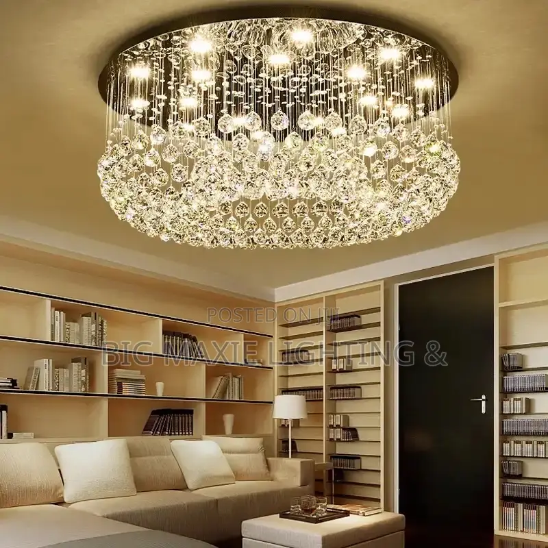 Modern Luxury Crystal Raindrops Chandelier