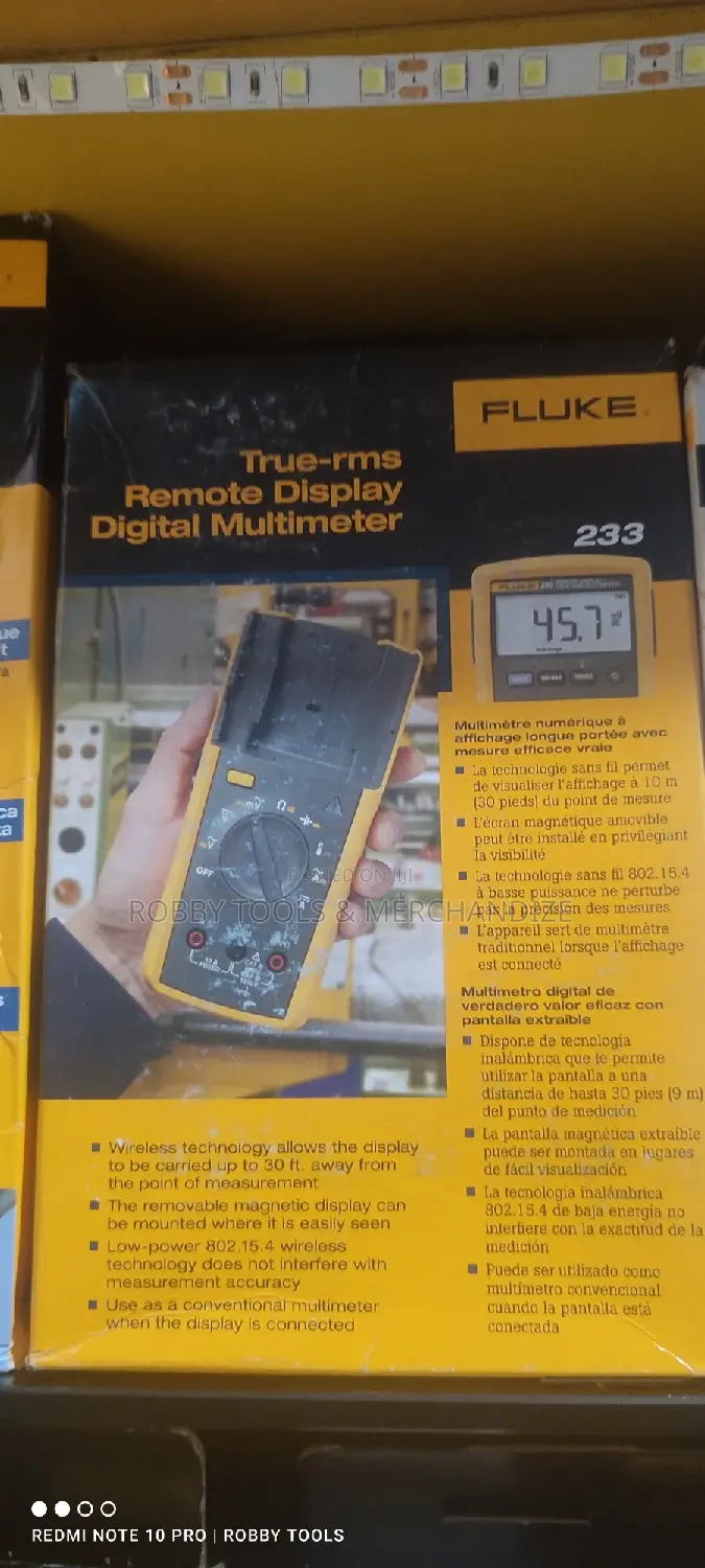 Fluke 233 True-RMS Remote Display Digital Multimeter