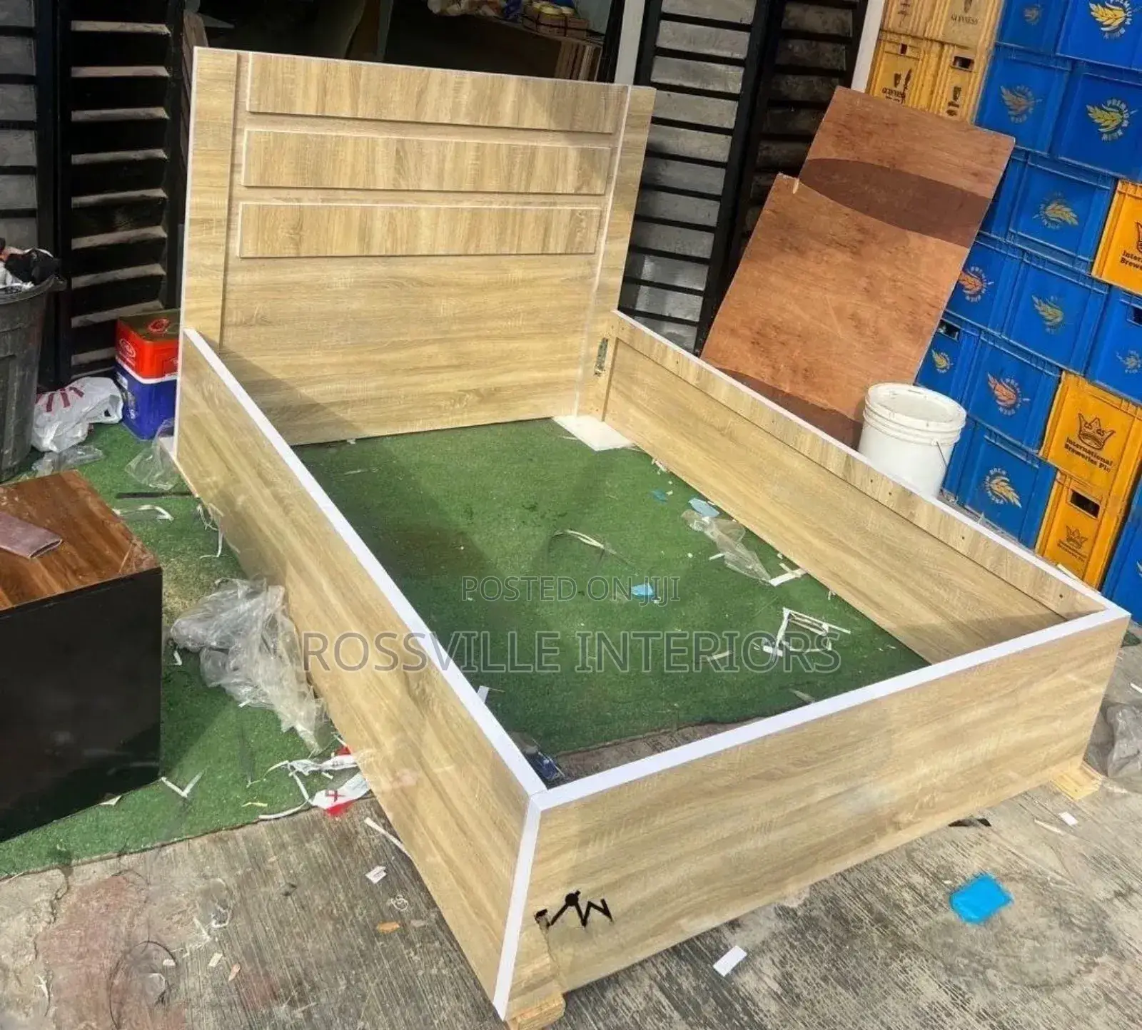 4.5ftby6ft Storage Bedframe