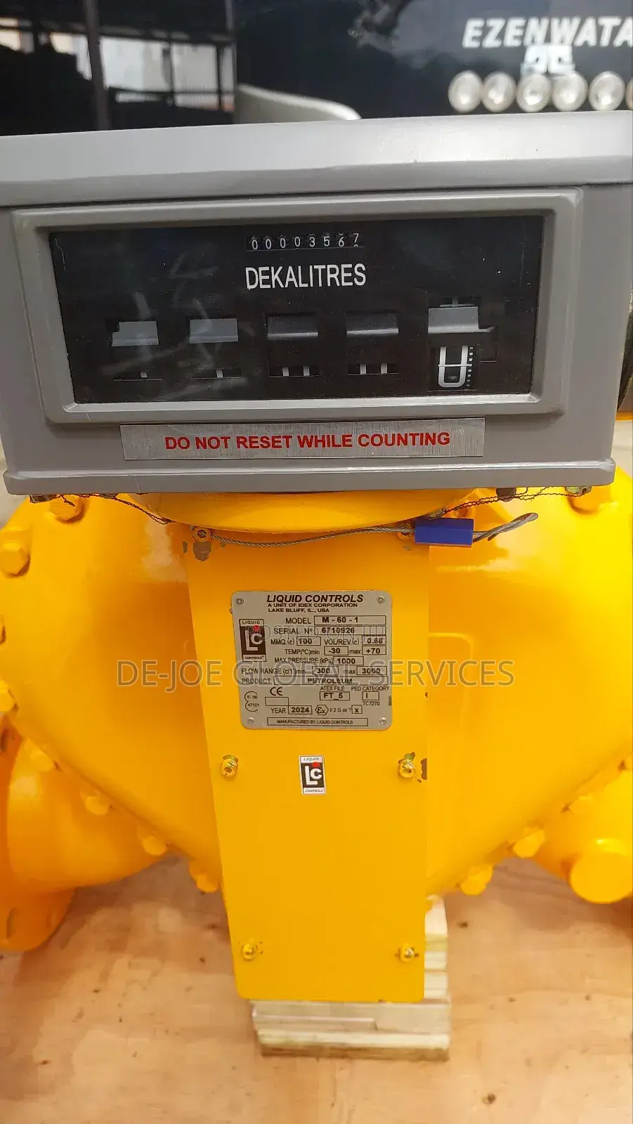 FUEL FLOW METER Liquid Control Meter Flanged Type