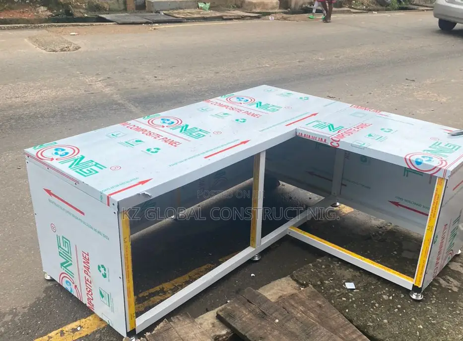 L-Shape Aluminum Cladding Table