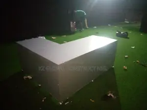 L-Shape Aluminum Cladding Table