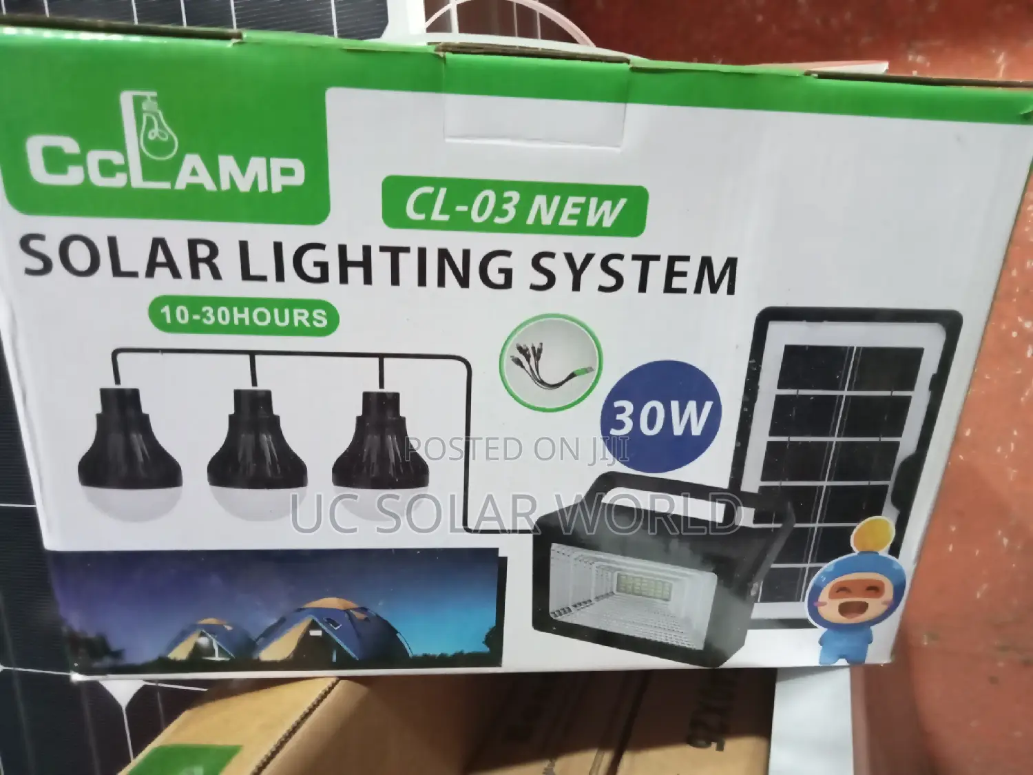 Cclamp Solar Lighting System Cl-03 30w
