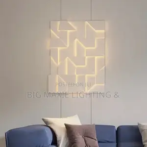 Creativity 3D Model Led Sconce Lamps Wall Art Decor