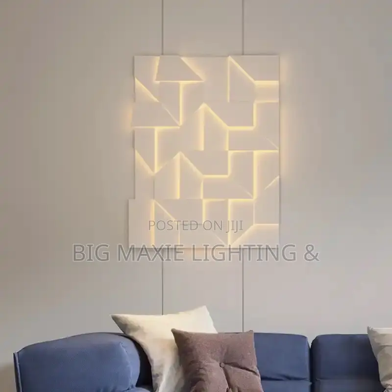 Creativity 3D Model Led Sconce Lamps Wall Art Decor