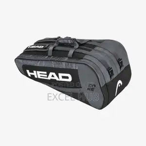 Head Lawn Tennis Bag Black, Grey 3 Zipper