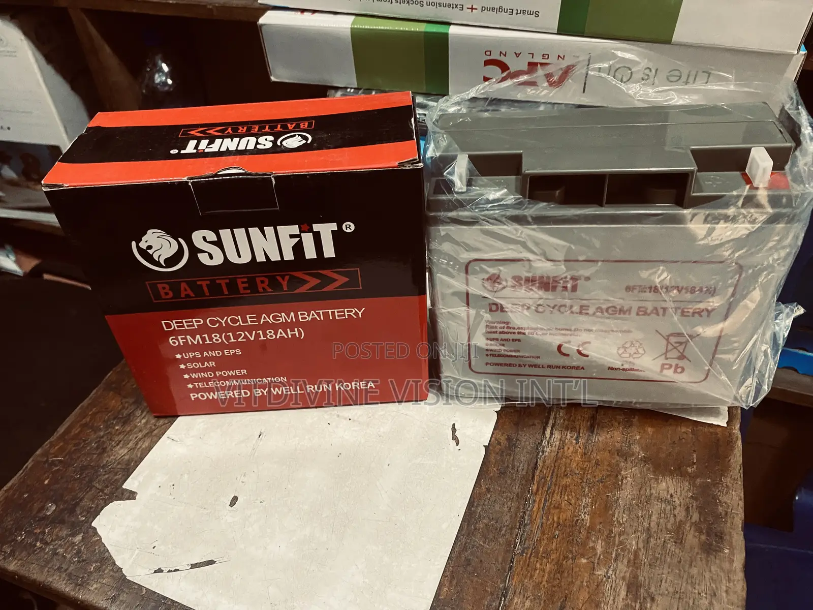 Brit-Elite Ups Battery 12v/18ah Deep Cycle Battery