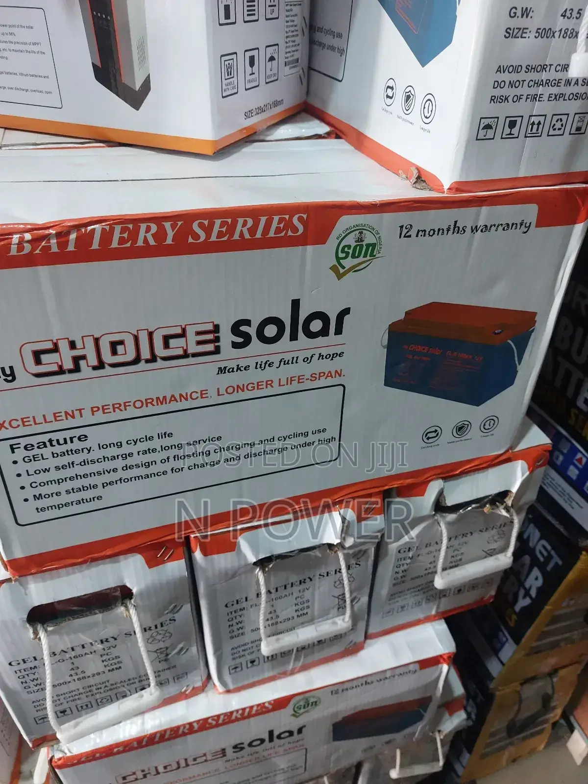 Foresolar Dry Cell Battery 160ah/12v