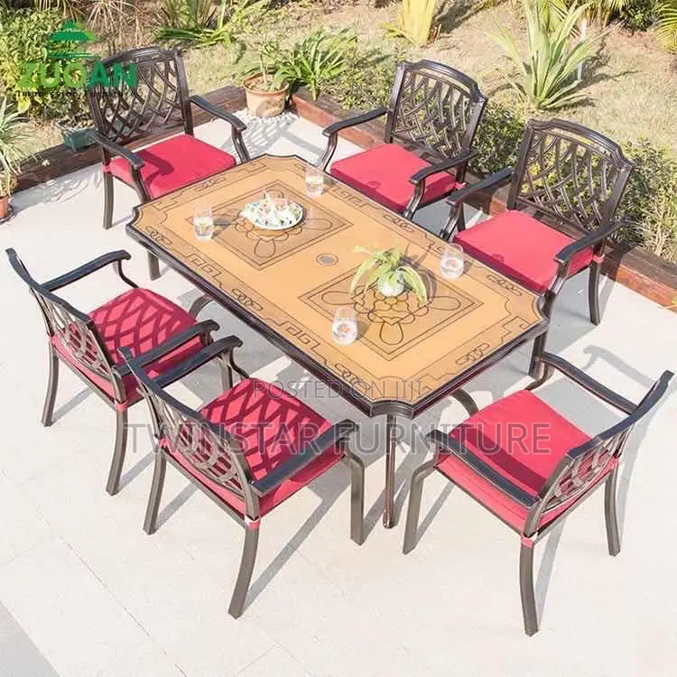 New Modern Outdoor 6 Seaters Dinning Set